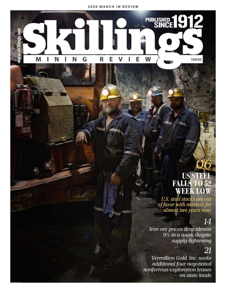 Skillings Mining Review, March 2020 cover