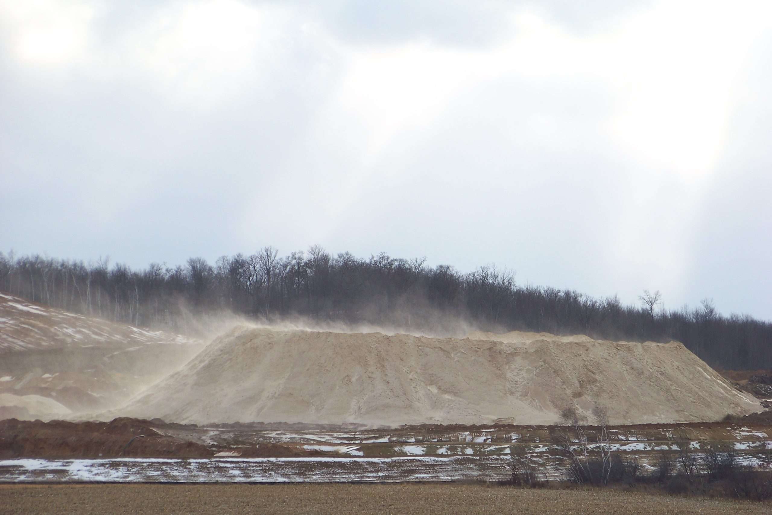 Once booming, sand mines shuttered