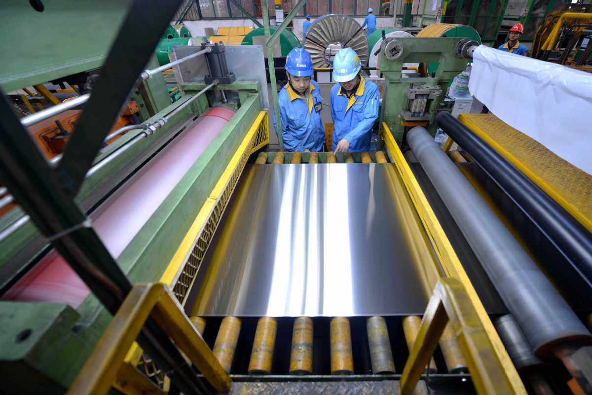 China stainless steel hits nine-month high as