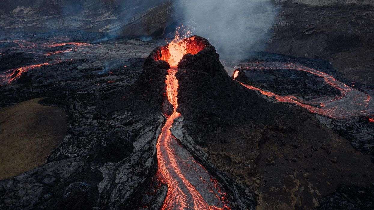 Copper mining is possible in dormant volcanoes?