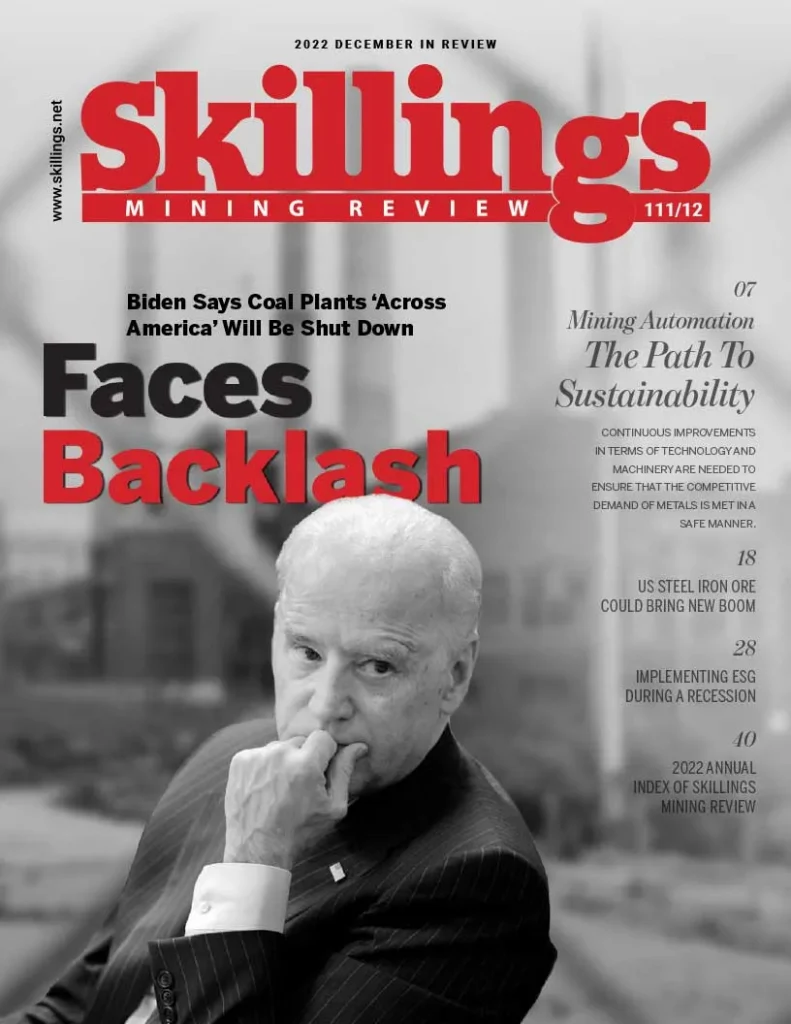 Skillings Mining Review, December 2022 cover