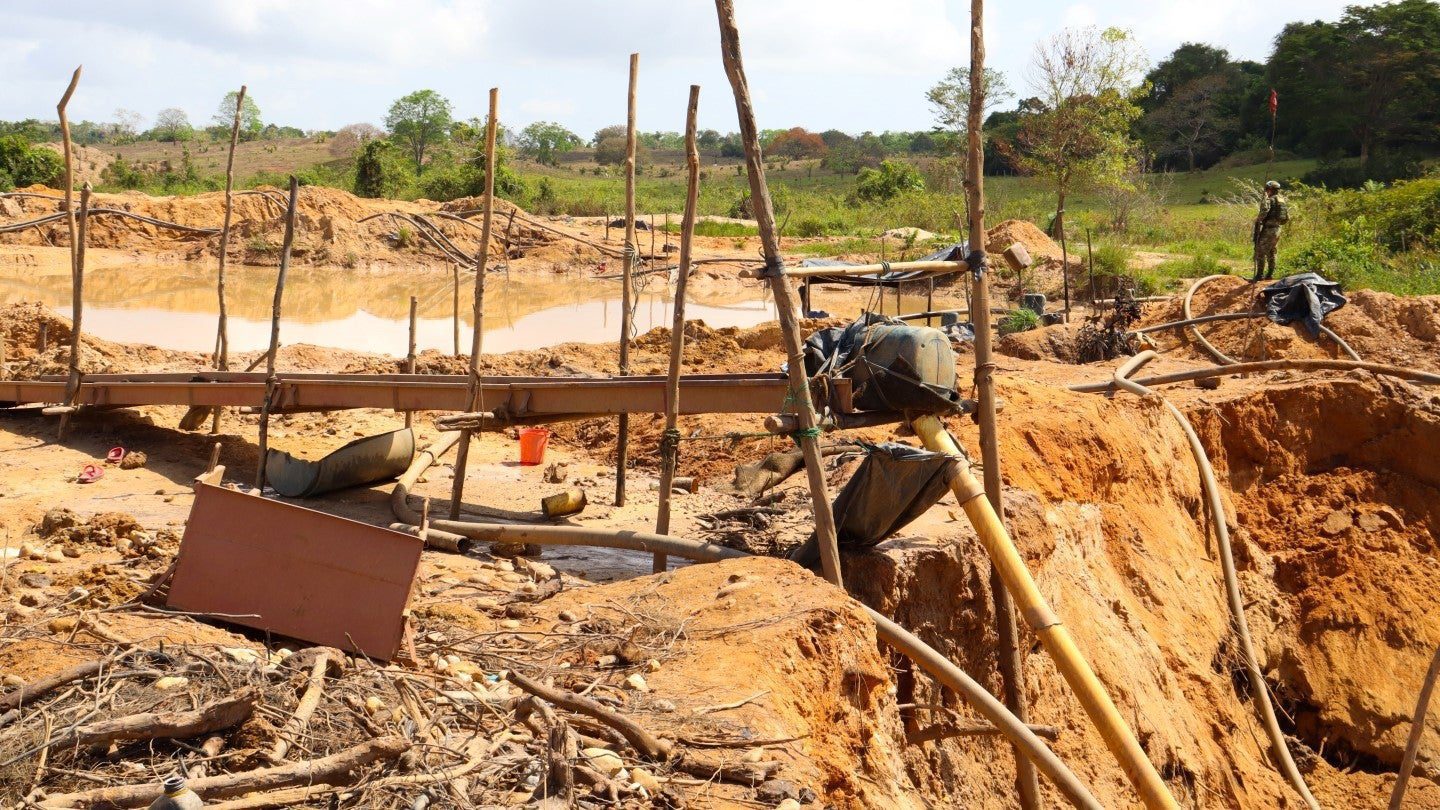 Columbia and Brazil raze illegal mining