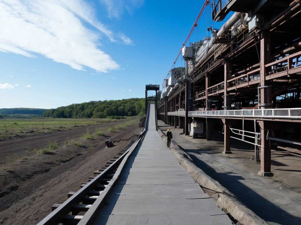 Cleveland Port’s Iron Ore Conveyor System to