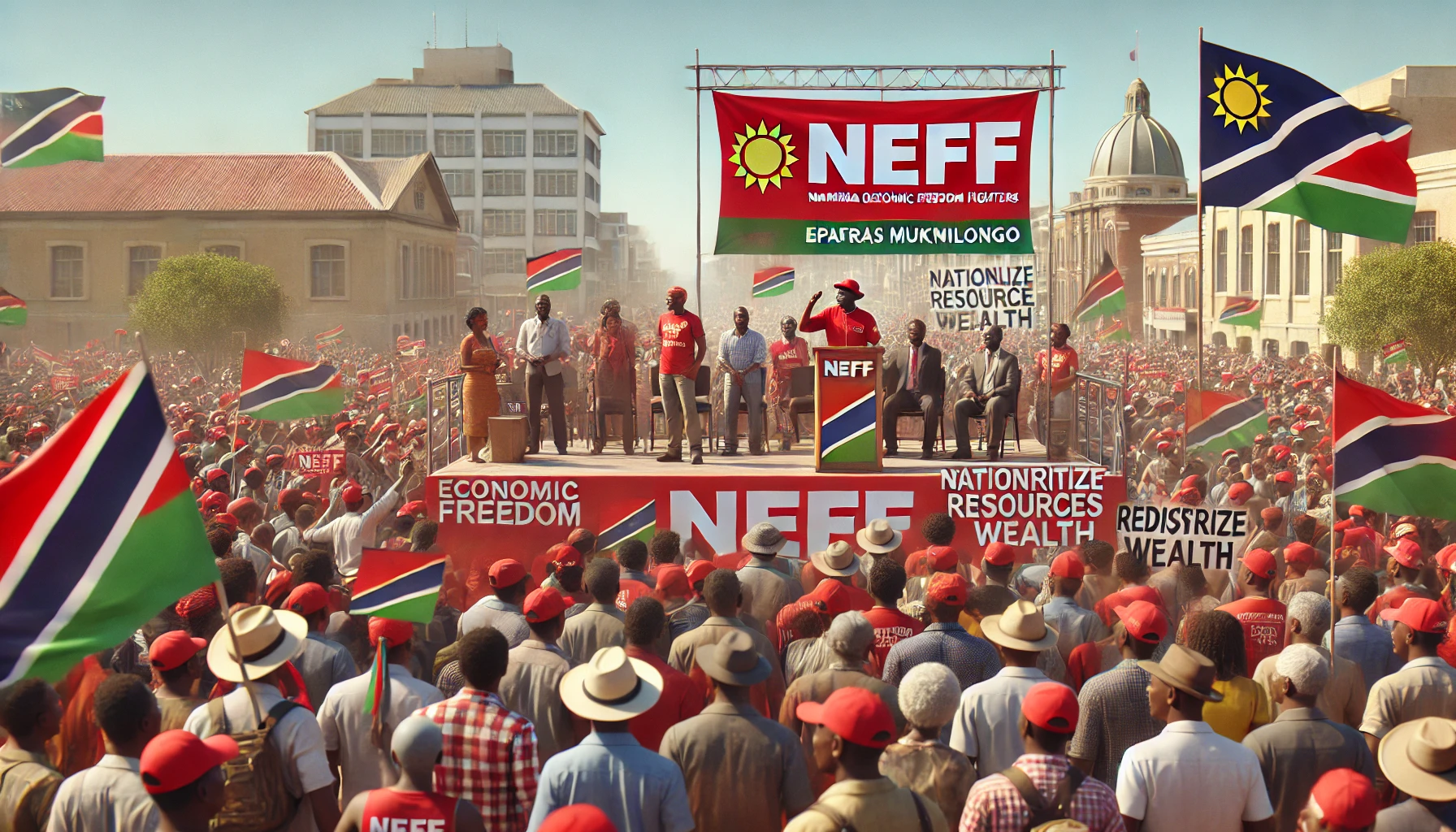 Namibia’s NEFF Party Pledges to Nationalize