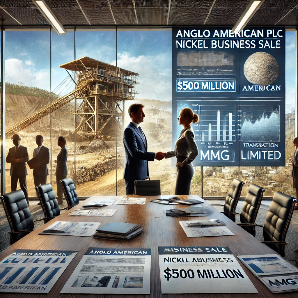Anglo American Sells Nickel Business to MMG