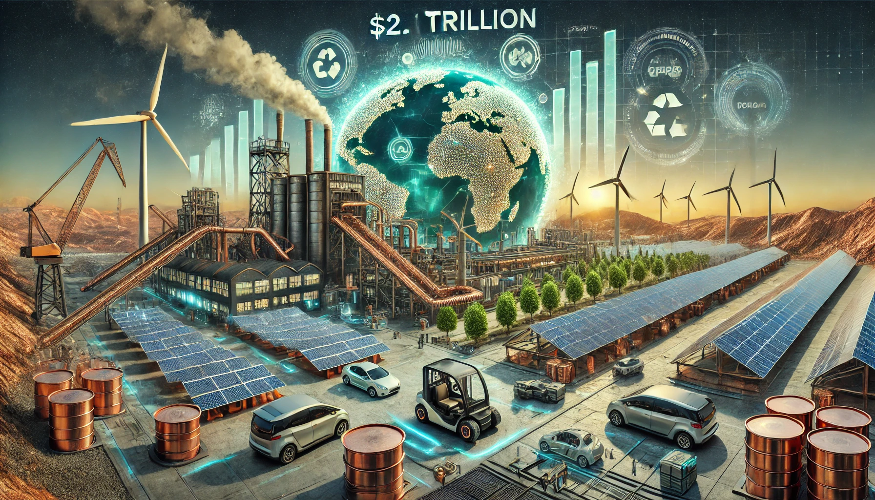 Copper Industry Faces $2.1 Trillion Investment