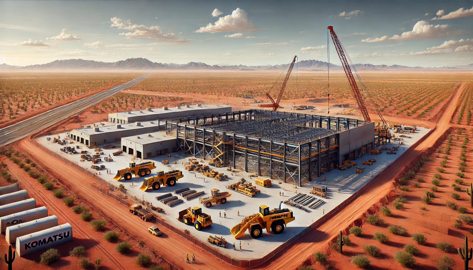 Komatsu Breaks Ground on Major Mining Facility