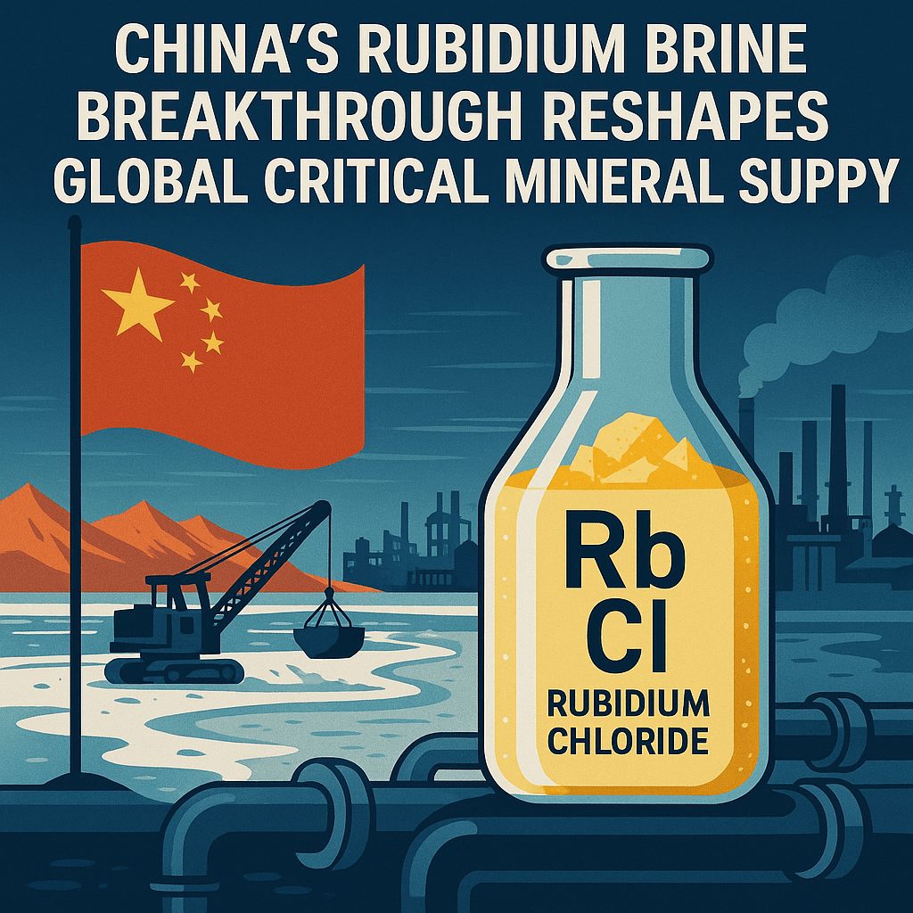 China’s Rubidium Brine Breakthrough Reshapes