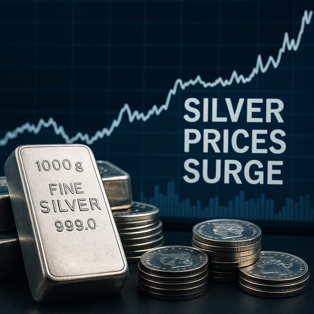 Silver Prices Surge to 13-Year High Amid