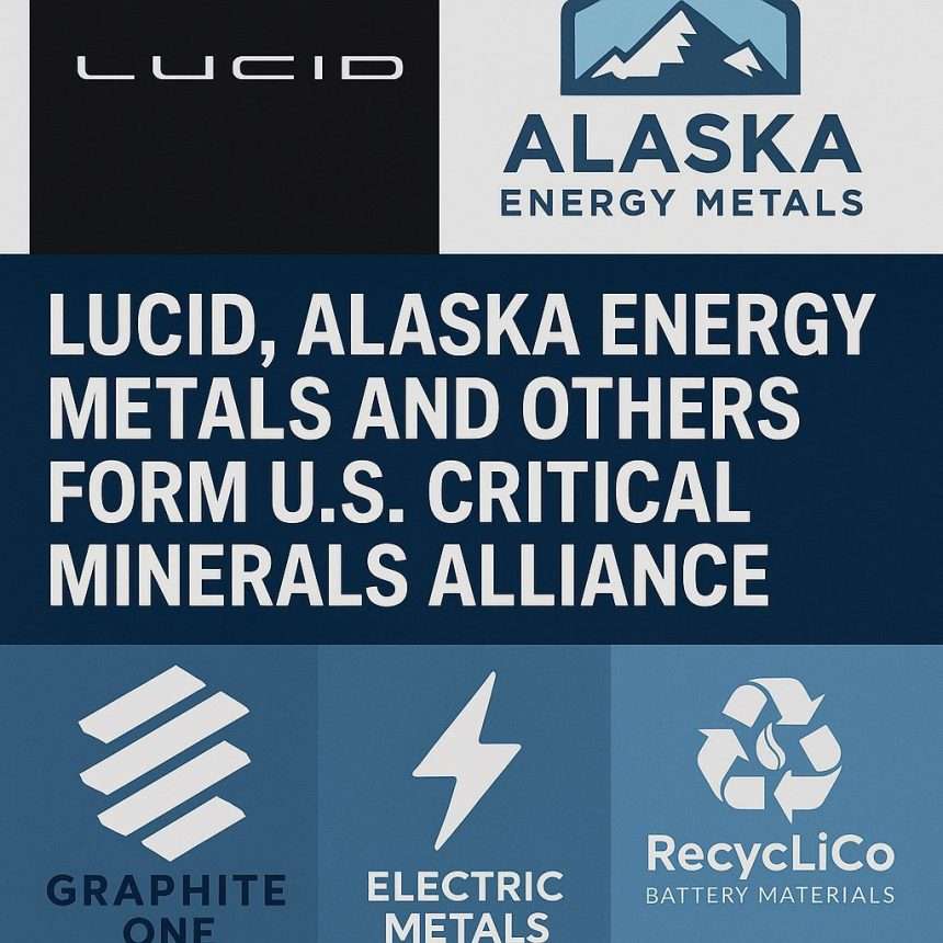 EV Automaker Lucid Joins U.S. Critical