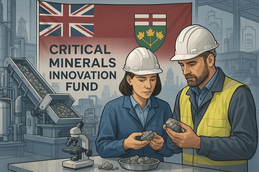 Ontario Critical Minerals Funding Approaches