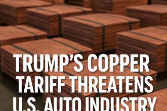 Trump’s Copper Tariff Threatens to Spike U.S