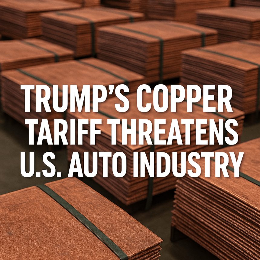 Trump’s Copper Tariff Threatens to Spike U.S