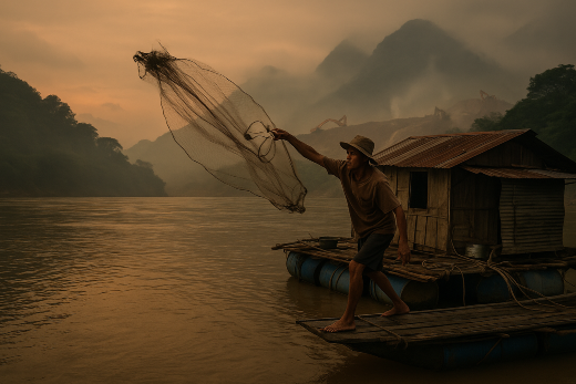 Mekong River Pollution Surges as Illegal