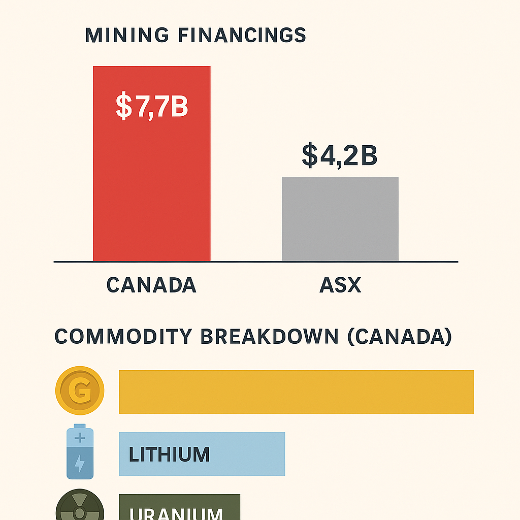 Canada Mining Finance Surges to $7.7B in 2024