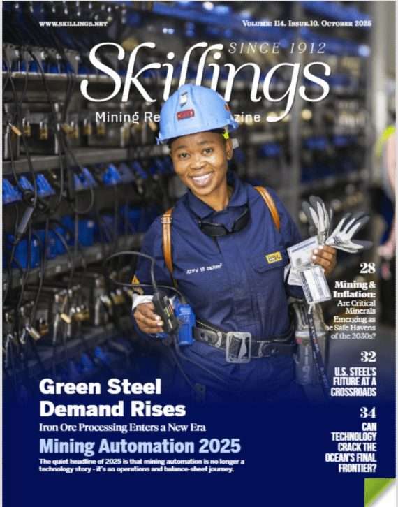 Skillings Mining Review, October 2025 cover
