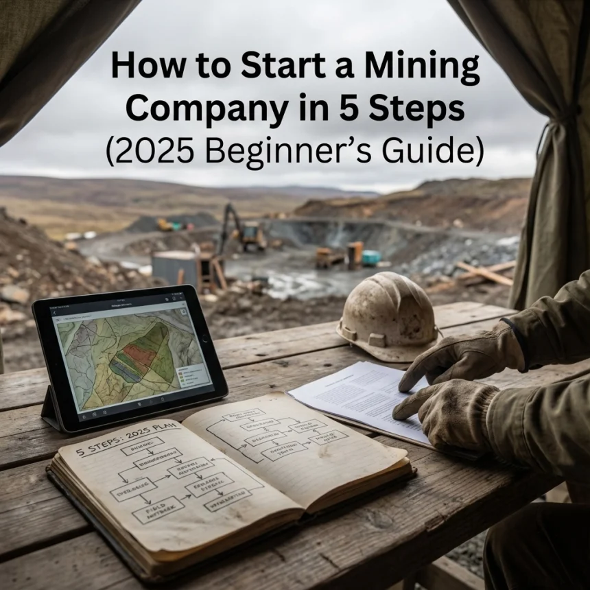 How to Start a Mining Company in 5 Steps (2025