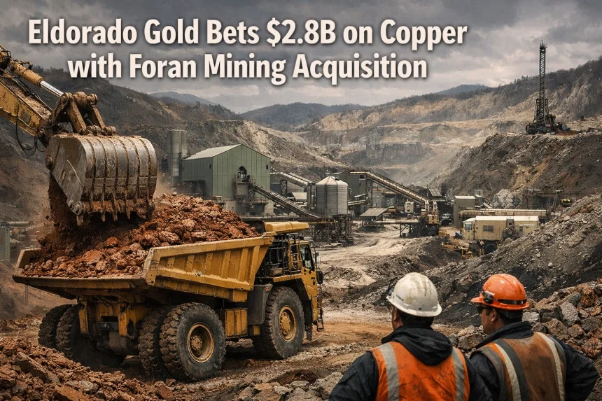 Eldorado Gold Bets $2.8B on Copper with For (1)