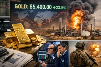 Safe Haven Surge: Gold Smashes $5,400 as