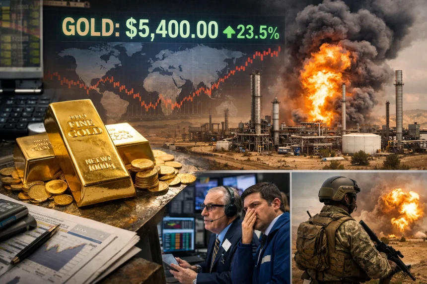 Safe Haven Surge: Gold Smashes $5,400 as