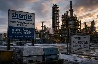 Sherritt International Shuts Canada’s Only Cobalt Refinery Amid US-Cuba Sanctions Fallout