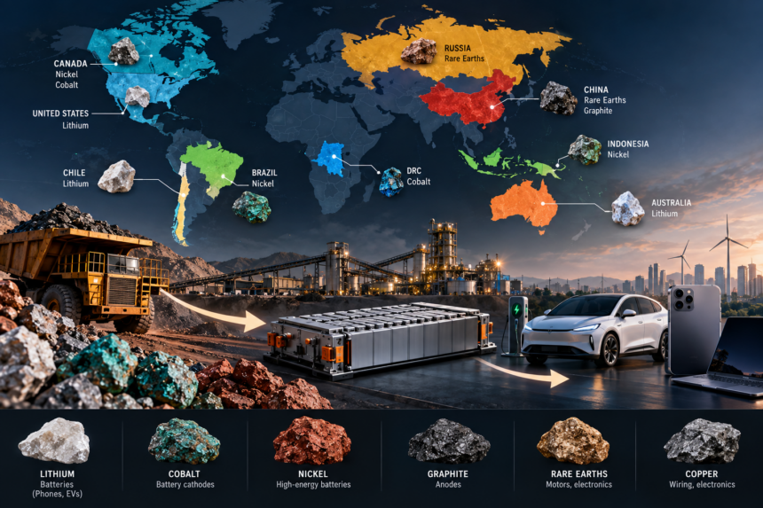 Where Does Your Phone’s Battery Actually Come From? The Map Will Surprise You