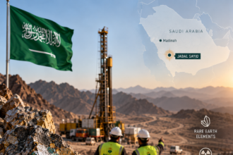 Saudi Arabia Identifies 110 Million Tonnes of Rare Earth- and Uranium-Bearing Ore at Jabal Sayid