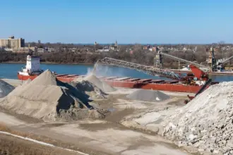 Great Lakes Limestone Trade: August Shipments Rise 1.7%