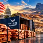 Project Vault Received Its First Copper Delivery. The Metal Came From a Mine Majority-Owned by China.