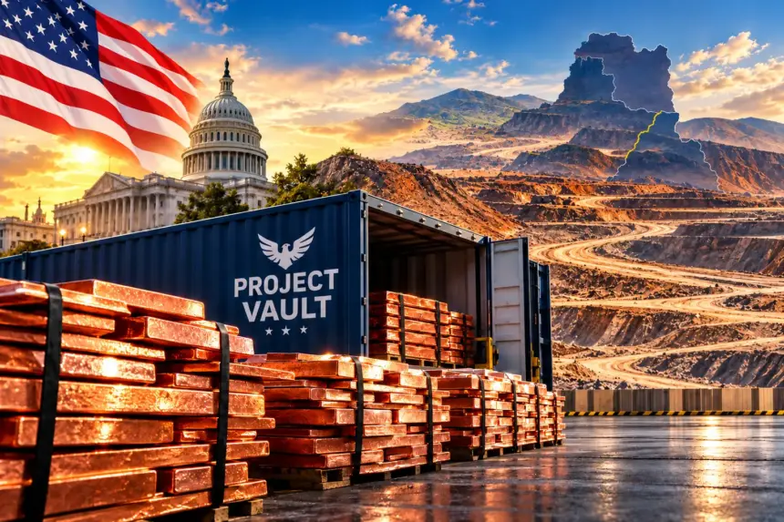 Project Vault Received Its First Copper Delivery. The Metal Came From a Mine Majority-Owned by China.
