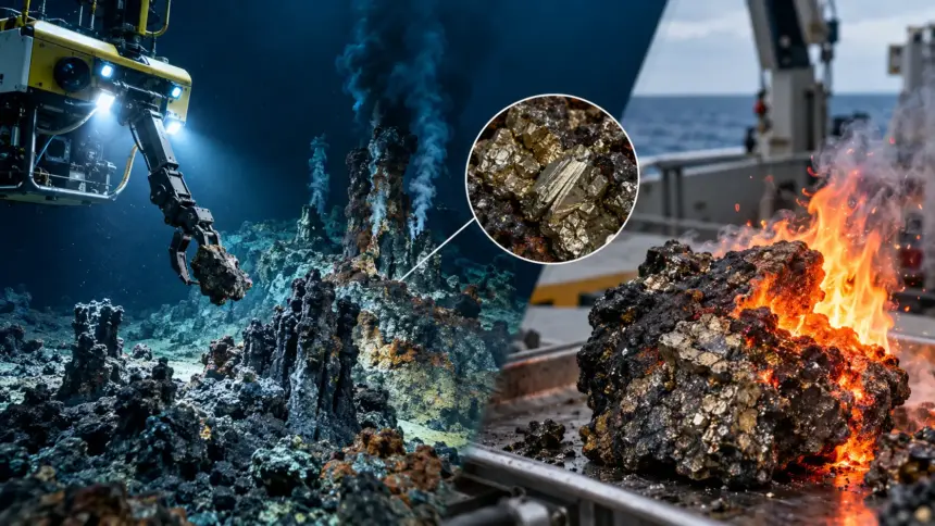 Why Some Seafloor Rocks Ignite When Processed, and What It Does and Doesn’t Mean for Deep-Sea Mining